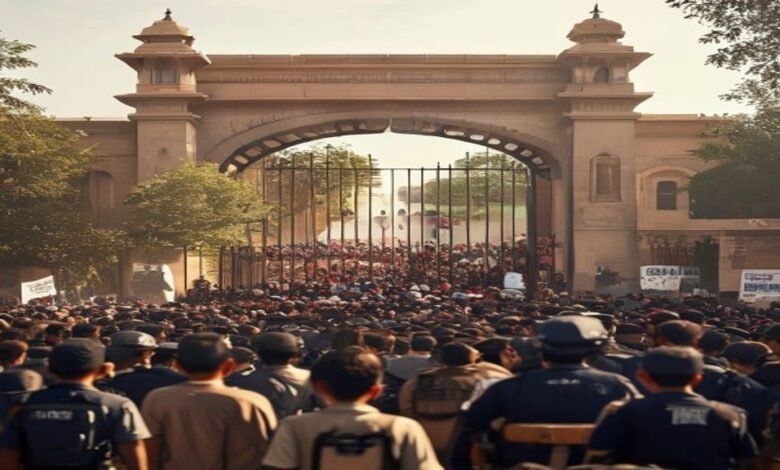 پٹنہ یونیورسٹی: سینیٹ اجلاس کے دوران ہنگامہ، طلبہ کا احتجاجی مظاہرہ