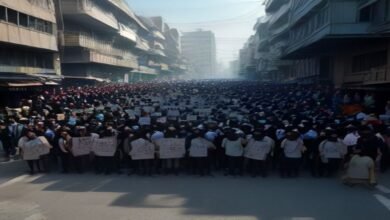 مظفرپور میں طلباء کا ریاستی حکومتی فیصلے کے خلاف شدید احتجاج، سڑکیں بلاک